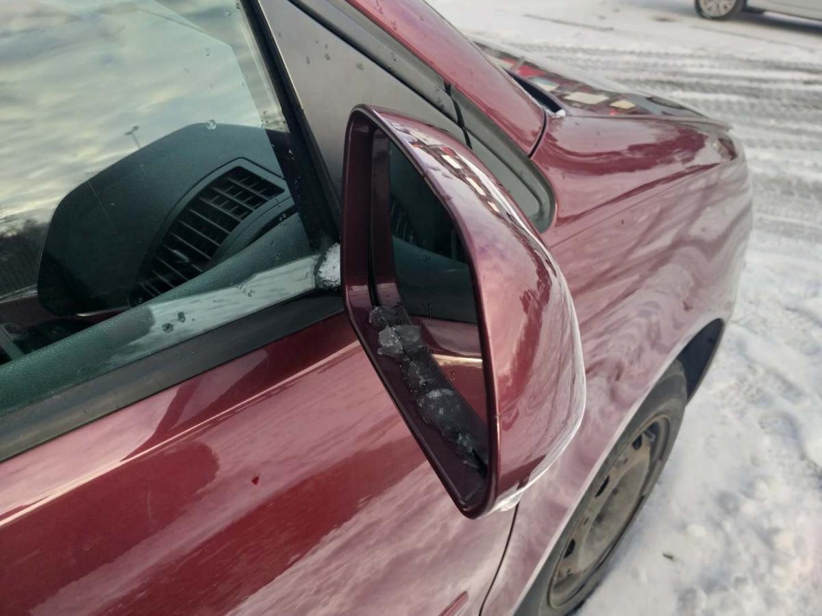 VW Polo 9N3 original Au&szlig;enspiegel rechts elektrisch verstellbar beheizt LC3R Winterred Bj.2005